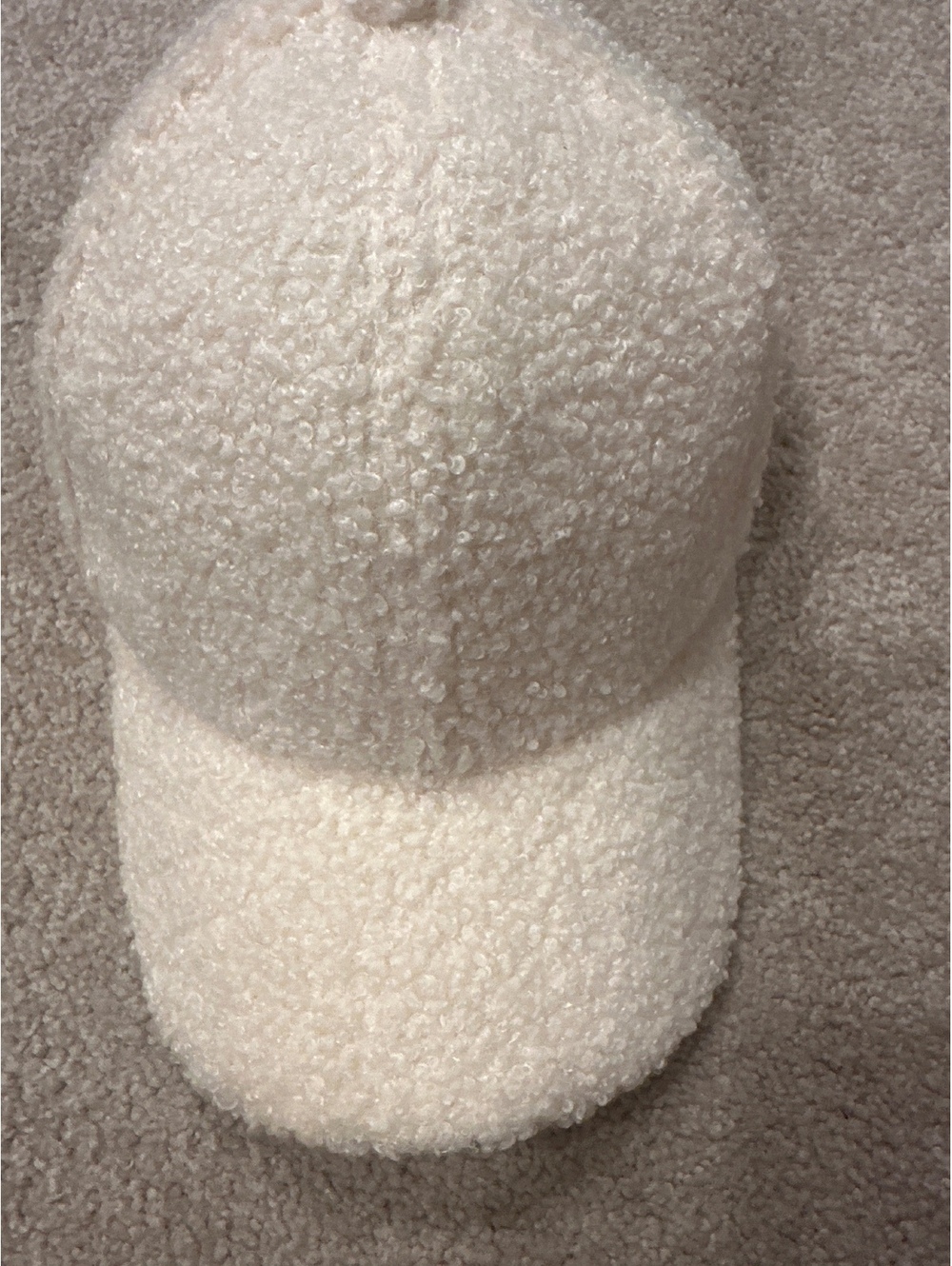 (3)Avilego Cream Polyester/Cotton Textured Baseball Cap